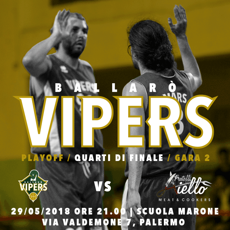 Play Off : Gara 2 Quarti di finale